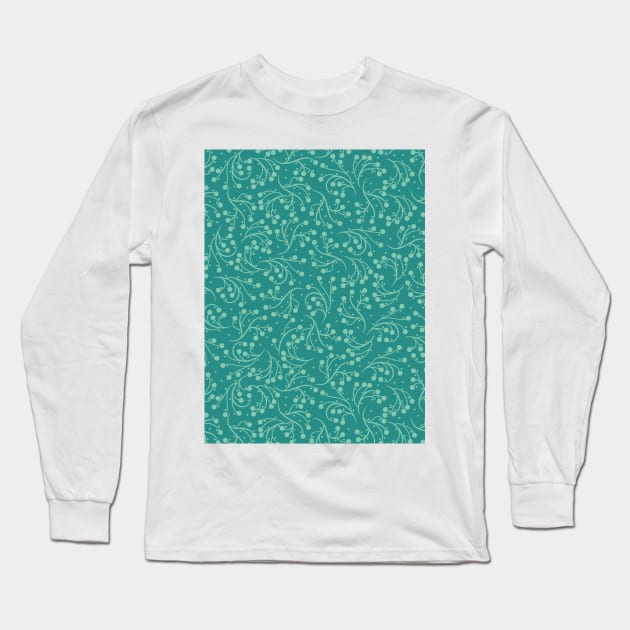 Simple Leaf Design Long Sleeve T-Shirt by zarya_kiqo